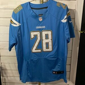 NFL Nike Chargers Melvin Gordon #28 stitched jersey sz56